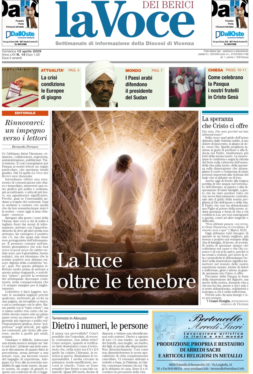 La Voce dei Berici si è rifatta il&nbsp;look