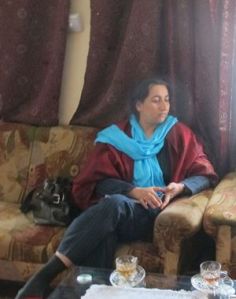 Belqees Rochan, senatrice e membro della Commissione Diritti Umani del Parlamento afghano (foto R. Gobbo)