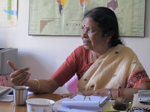 Bimla Chandrasekar, direttrice di Ekta, Resource Centre for Women, Madurai