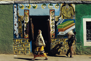 Negozietto di un sarto a Harar (foto J. HICKS/CORBIS)