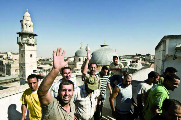 Gli operai che lavorano per la Custodia (ph Custodia di Terra Santa, Ufficio tecnico)