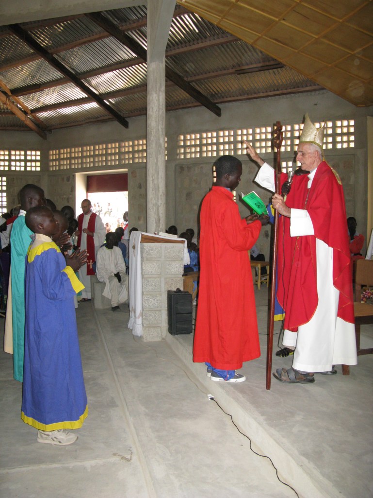 Camerun. Il vescovo di Maroua, monsignor Philippe Stevens (ph Romina Gobbo). 