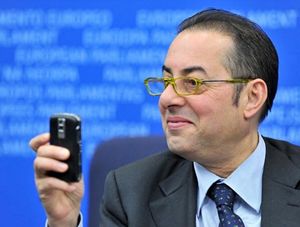 L'eurodeputato Gianni Pittella, capogruppo dei Socialisti e Democratici