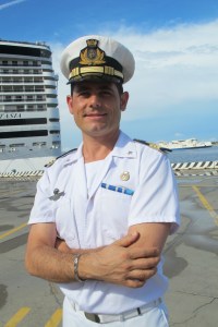 Il tenente di vascello Giuseppe Maggio ( ph Romina Gobbo)