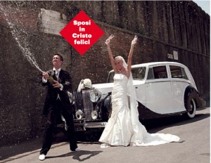 Il giorno del loro matrimonio a Roma cinque anni fa