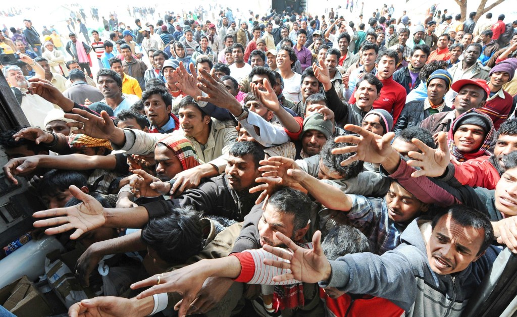 I richiedenti asilo&nbsp;bussano