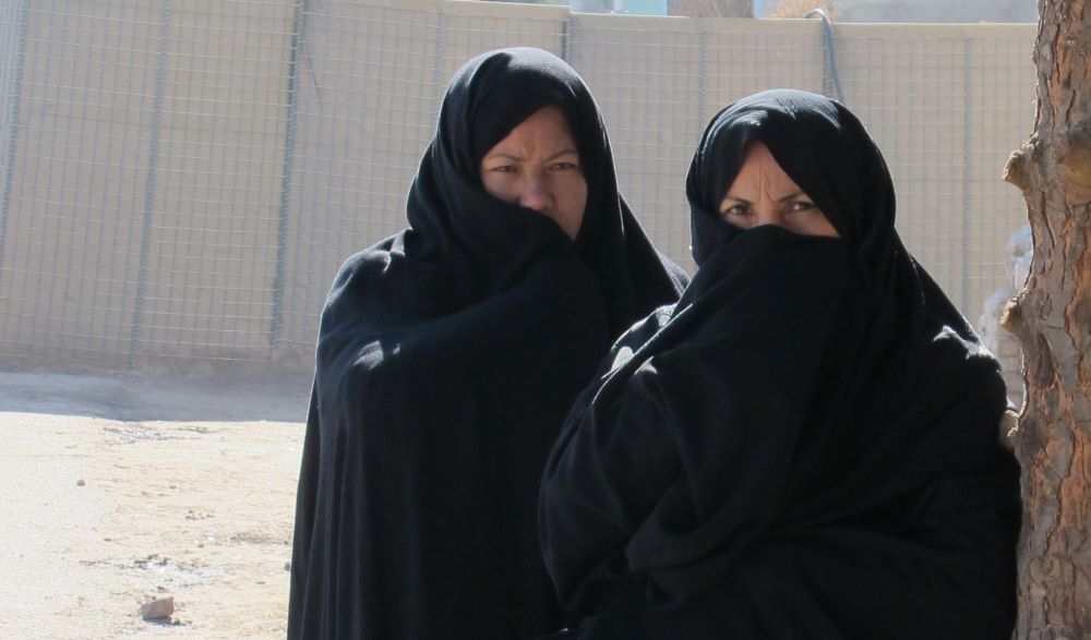 Abito Lungo Kaftano Elegante Fatto A Mano Da Donne Afghane - Cotone Multicolore Taglia XL